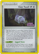 Claw Fossil - 91/110 - Common - Reverse Holo